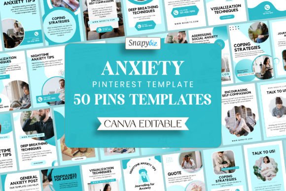 Anxiety Pinterest Templates: Elevating Wellness Content