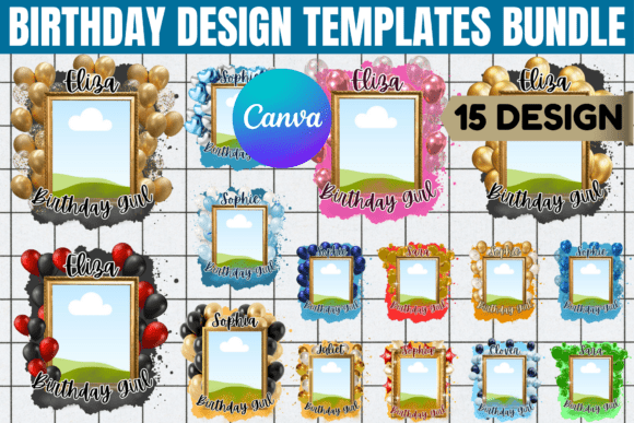 Birthday Design Templates Bundle: Your All-in-One Party Kit