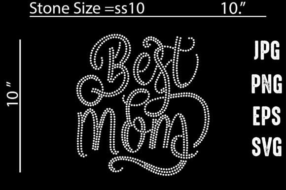 Celebrate Mom with Sparkle: The Best Mom Rhinestone Templates Design
