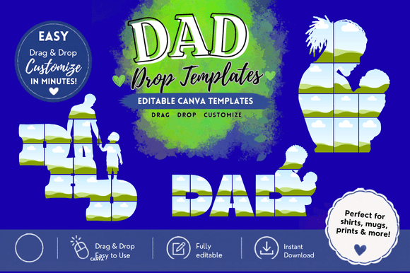 Dad Editable Drop Templates: Fast, Flexible Design for Real Projects