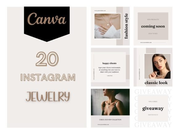 Effortless Style: The Power of Minimalist Jewelry Instagram Templates