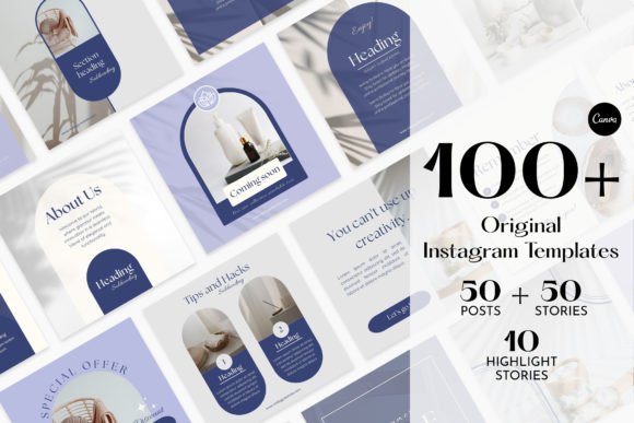Elevate Your Feed: Mastering Aesthetic Blue Instagram Templates