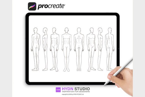Fashion Figure Templates Men Procreate: Your Design Blueprint