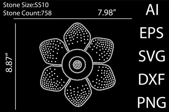 Flower Rhinestone Templates Design: A Practical Asset for Modern Makers