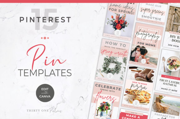 Pinterest Templates for Canva | Pink: A Designer’s Take on Fast, Fresh Pins