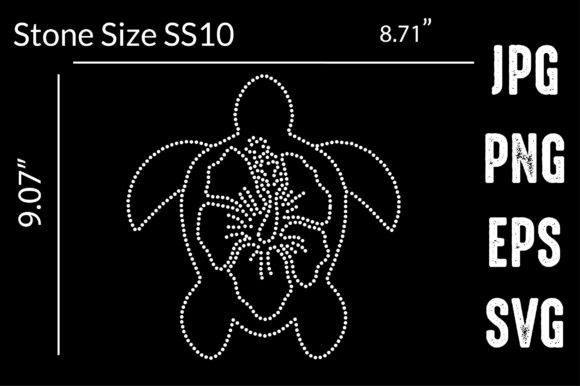 Sparkling Shell: Unpacking the Turtle Rhinestone Templates Design