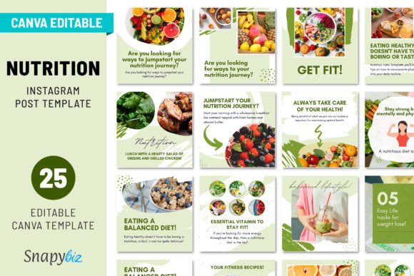 Why Nutrition Instagram Templates Are a Game-Changer